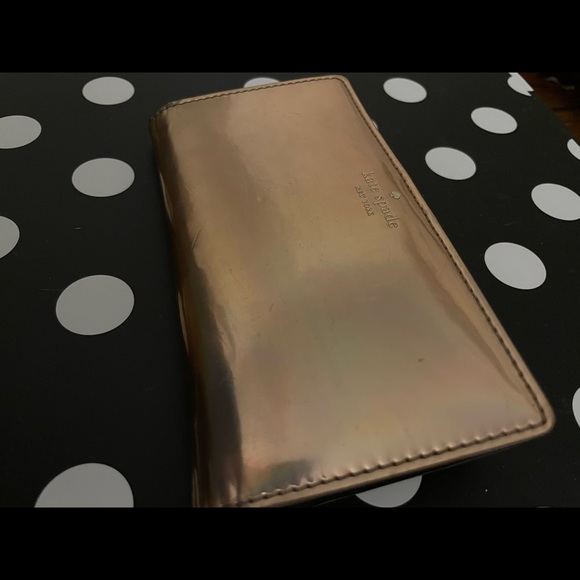 Kate Spade Pink Iridescent Wallet - Picture 5 of 5